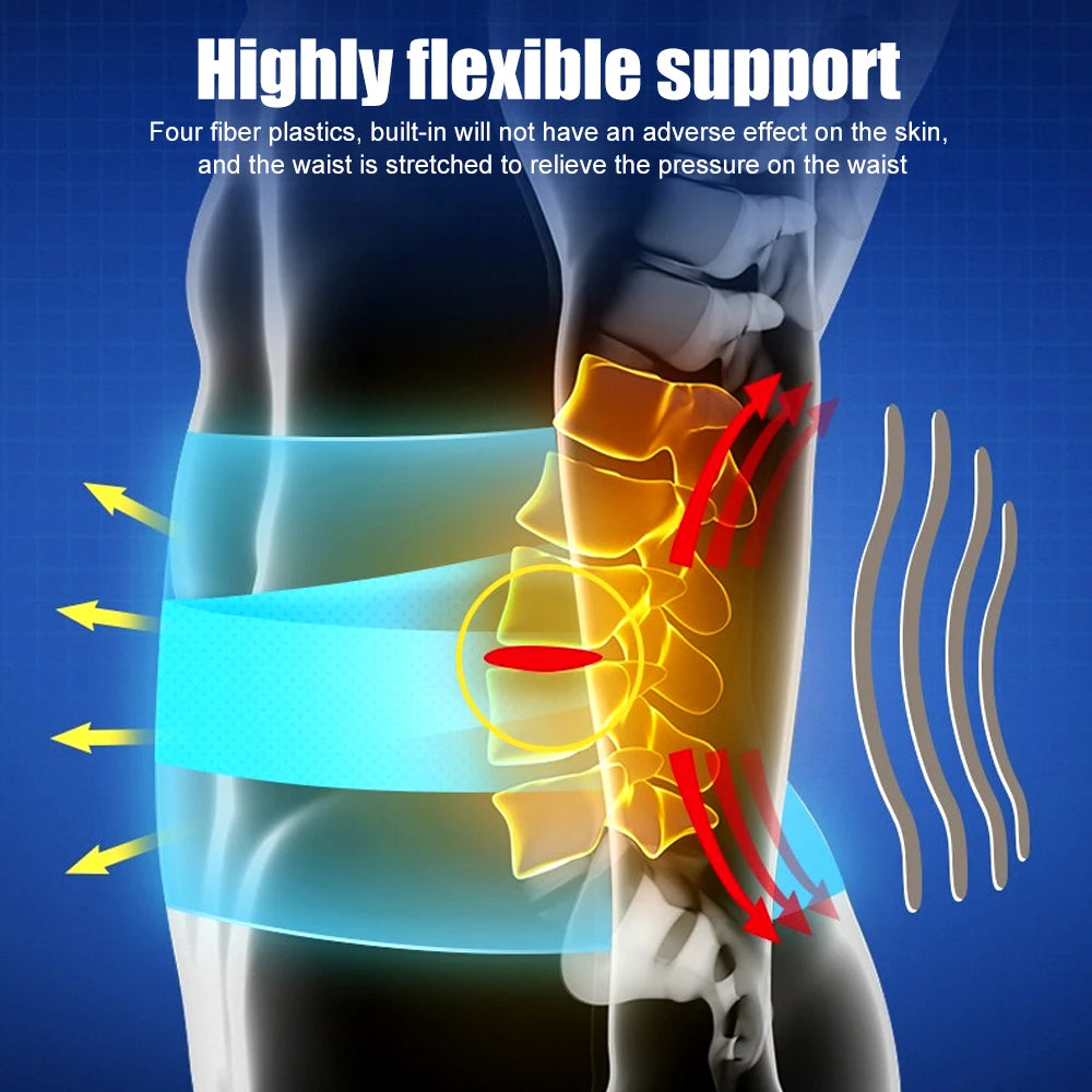 Instant Back Relief Belt — Adjustable Lumbar Support for Every Body